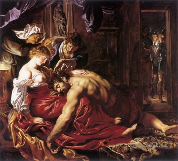 Samson et Delilah Baroque Peter Paul Rubens Peinture à l'huile